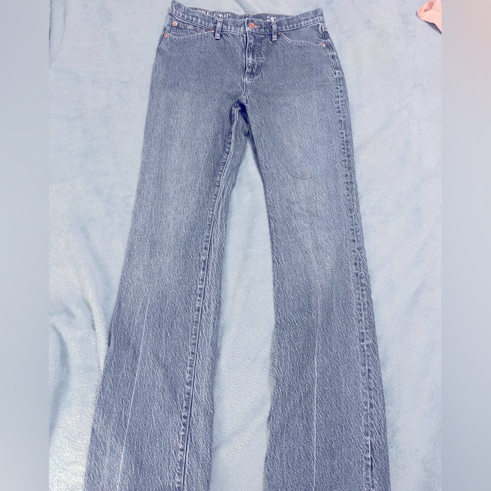 J. Crew 29 (8) tall full length demi Bootcut Jeans